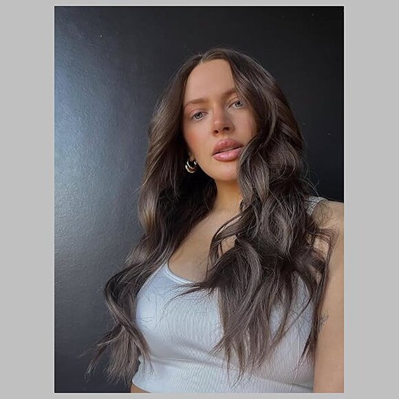 Highlight balayage dark brown Hairpieces, Light Brown&Honey Blonde - Picture 8 of 9